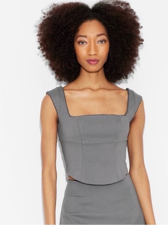 wild fable Tops - Wild Fable Gray Cap Sleeve Scoopneck Top
Size small
